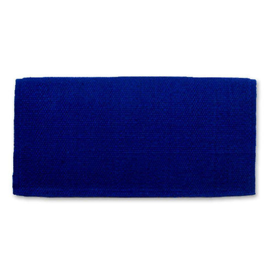 San Juan 24x24 Royal Blue New Zealand Wool Pony Saddle Blanket