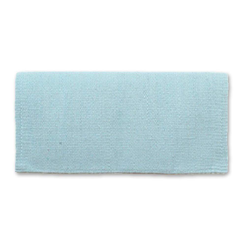 San Juan 24x24 Crystal Ice Blue New Zealand Wool Pony Saddle Blanket