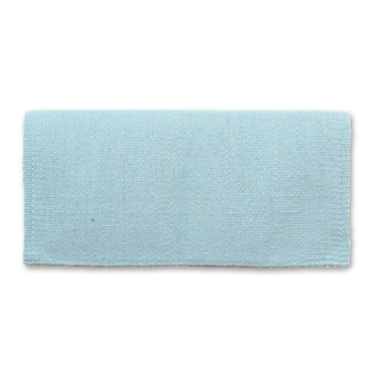 San Juan 24x24 Crystal Ice Blue New Zealand Wool Pony Saddle Blanket