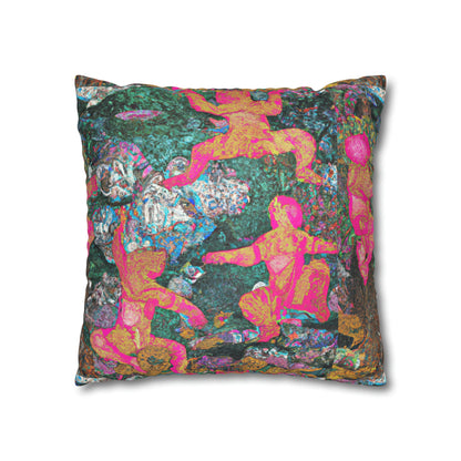 Cezanne's Dancing Bears Micro Suede Pillow Case