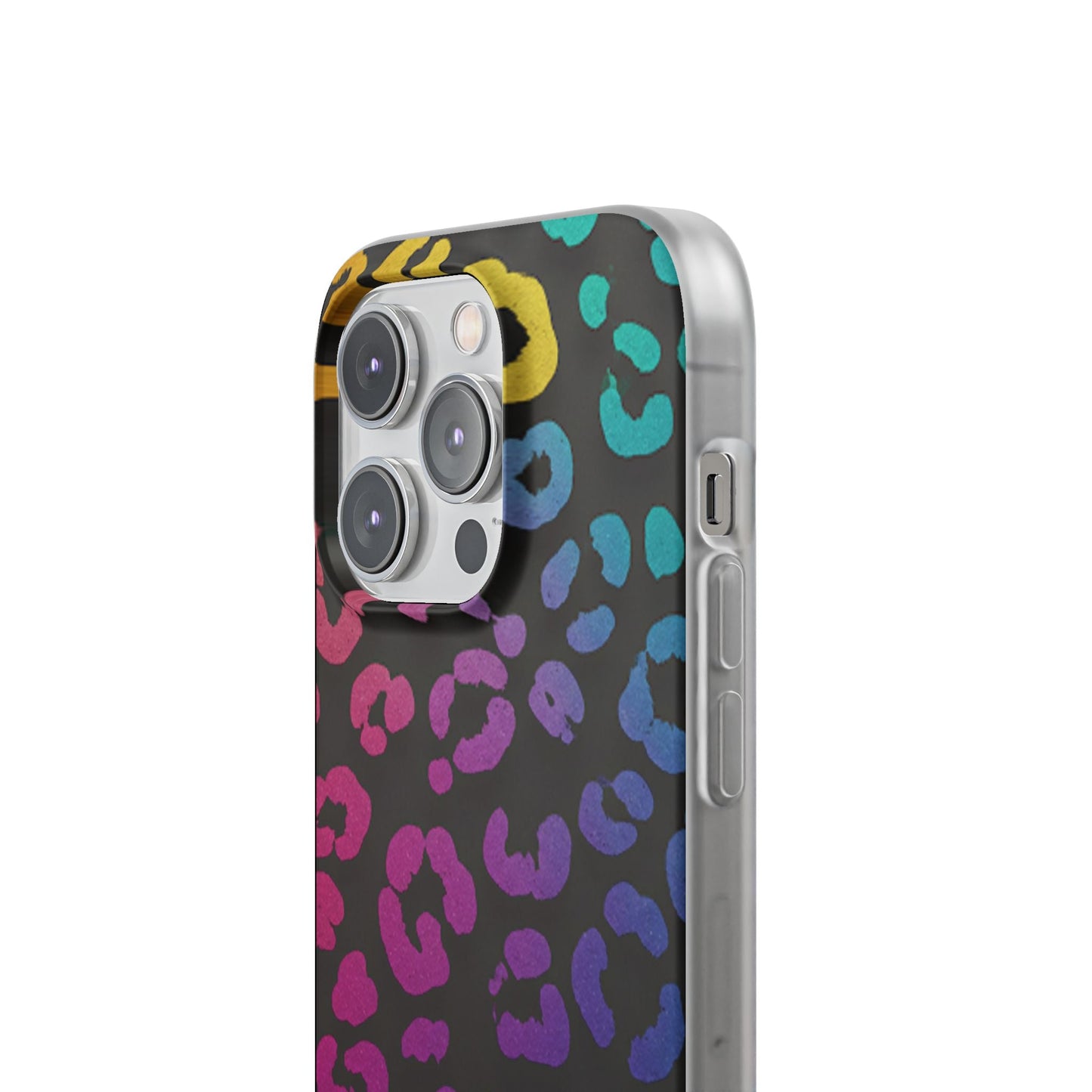 Vibrant Leopard Print Flexi Phone Case