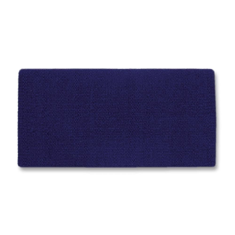 1314C-92 San Juan Solid Indigo 38x34 New Zealand Wool Saddle Blanket