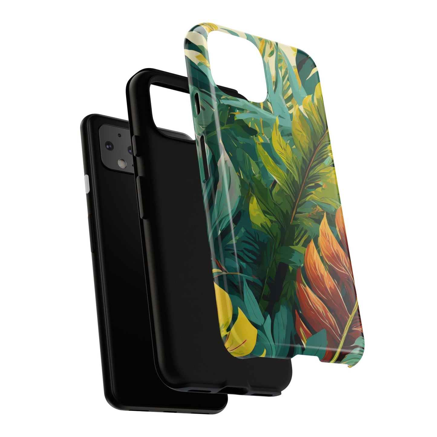 Tropical Leaf Tough Phone Case