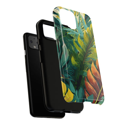 Tropical Leaf Tough Phone Case