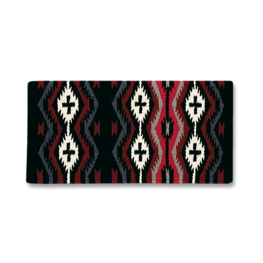 1453-3 Las Cruces 36in X 34in New Zealand Wool Saddle Blanket