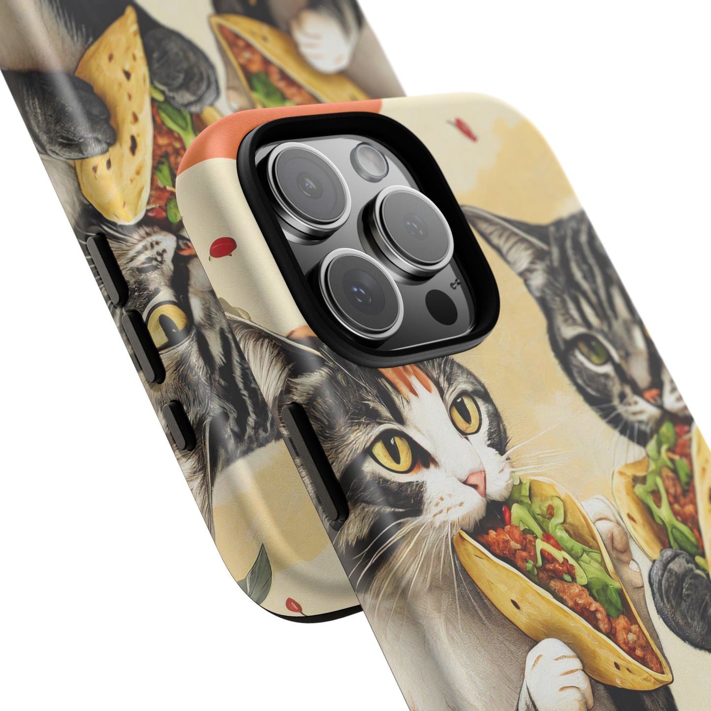 Funny Taco Cat Tough Phone Case