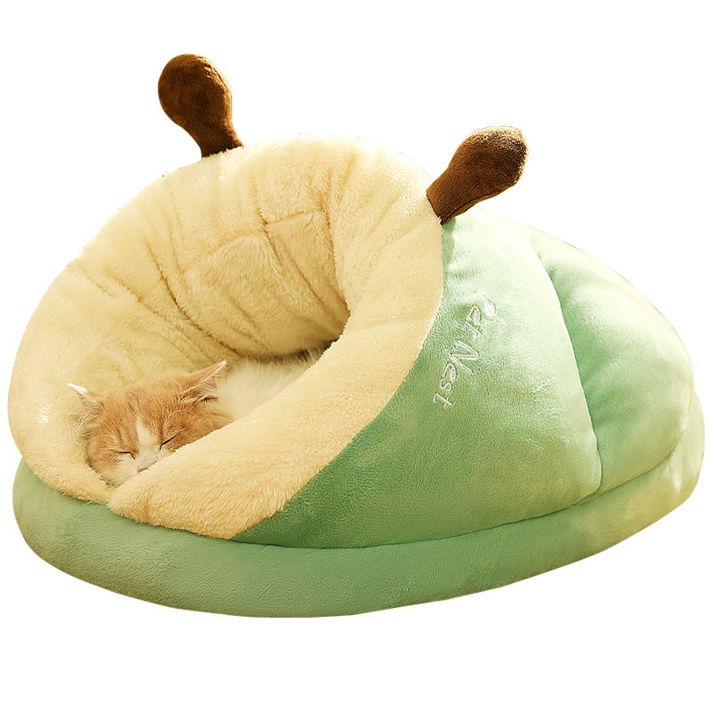 Slippers Shape Pet Warm Pet Bed