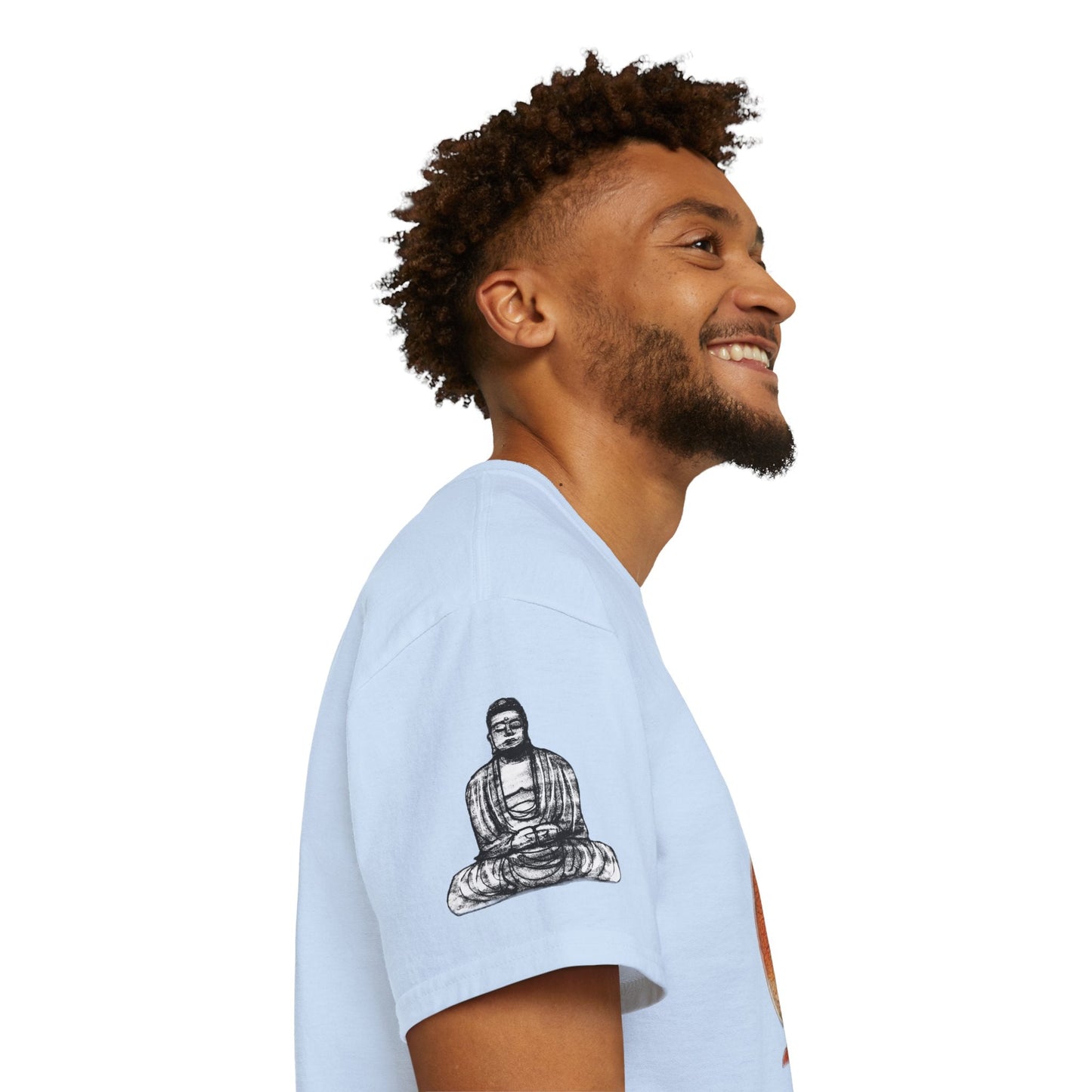 Fine Art Buddha Oil Paint Print Unisex Ultra Cotton Tee