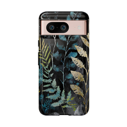 Dark Floral Tough Phone Case