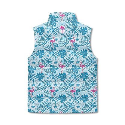 Party Like A Flockstar Zip Up Puffer Vest