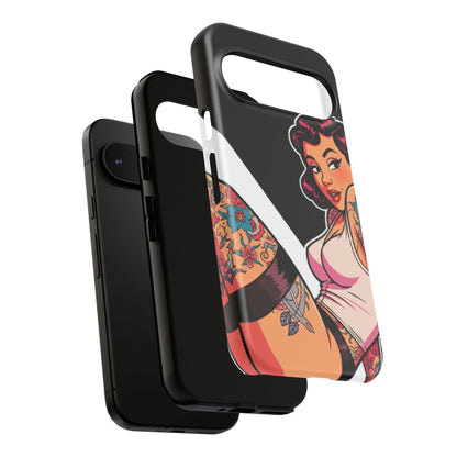 Vintage Tattoo Beauty Tough Phone Case