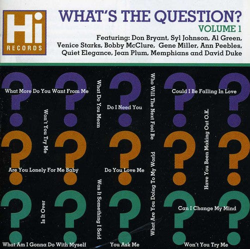 Whats The Question - Vol. 1-What's The Question? [CD]