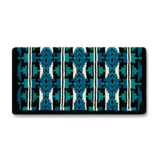 1464-5 Broken Arrow 38inx34in NEW ZEALAND WOOL SADDLE BLANKET