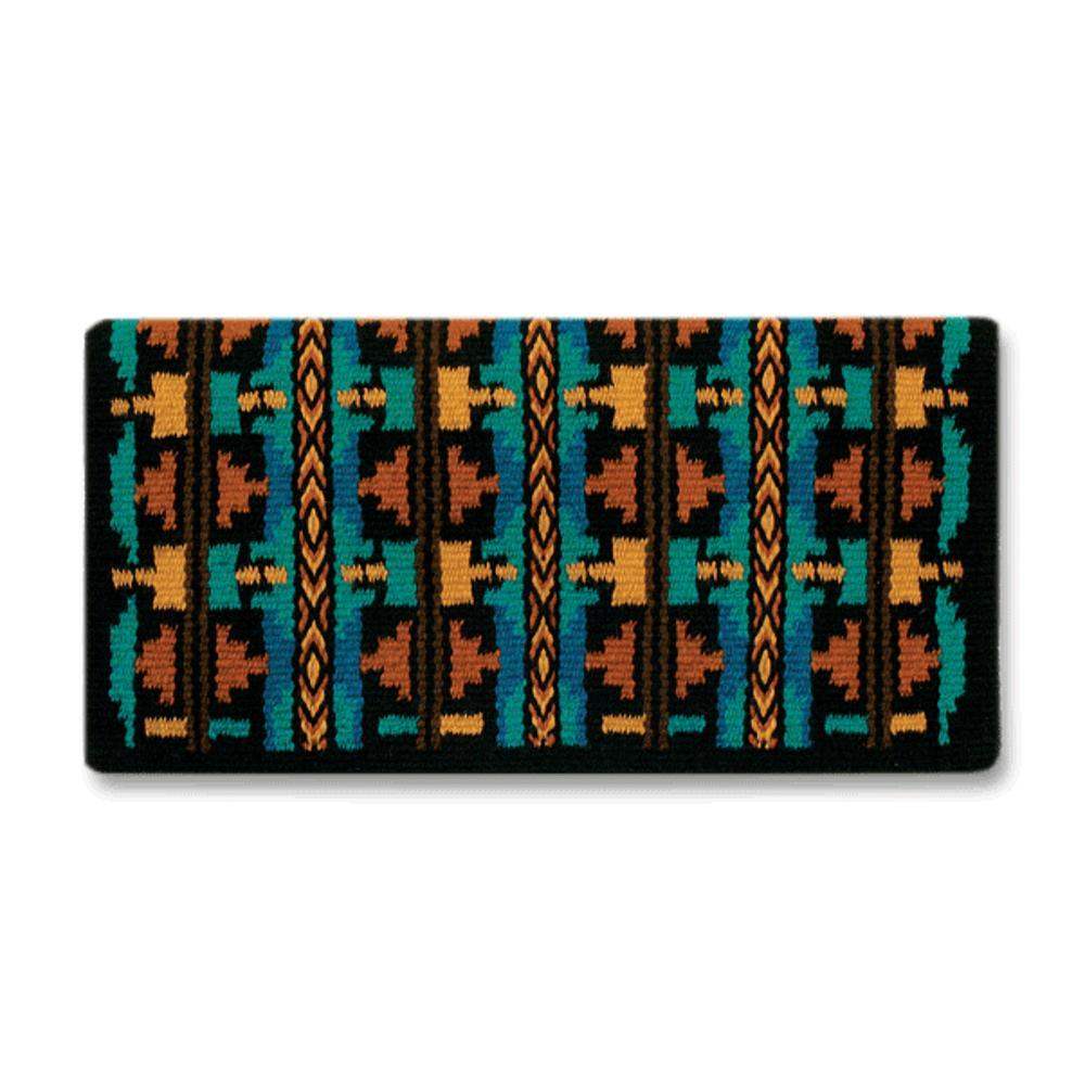 1464-13 Broken Arrow 38X34 NEW ZEALAND WOOL SADDLE BLANKET