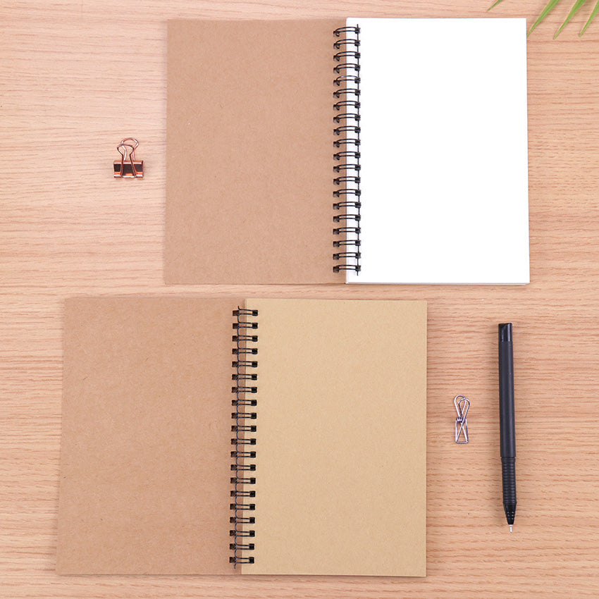 Spiral-Bound Sketchbook & Journal