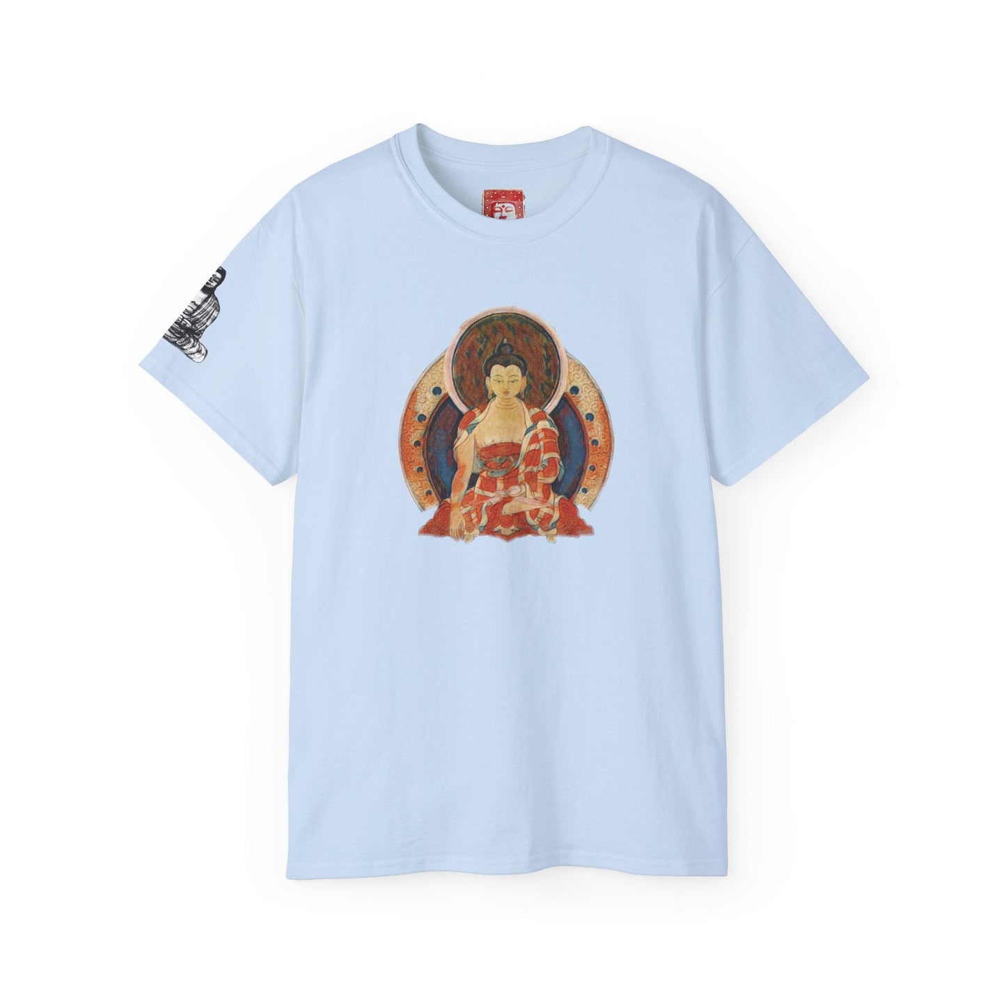 Fine Art Buddha Oil Paint Print Unisex Ultra Cotton Tee