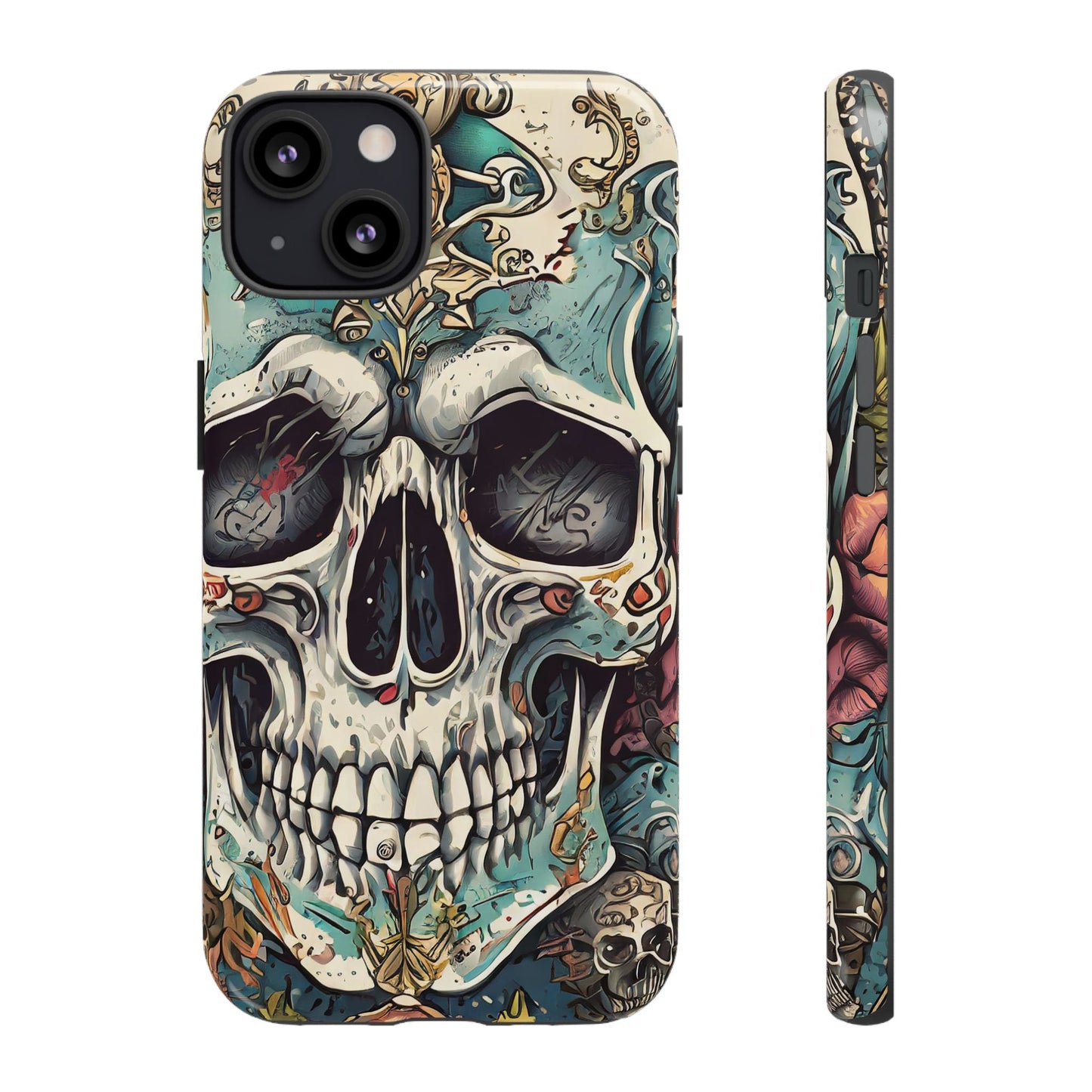 Abstract Skull Tough Phone Case