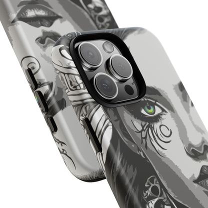 Green Eyed Devilish Beauty Tough Phone Case