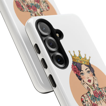 My Crown Never Falls Tattooed Girl Tough Phone Case