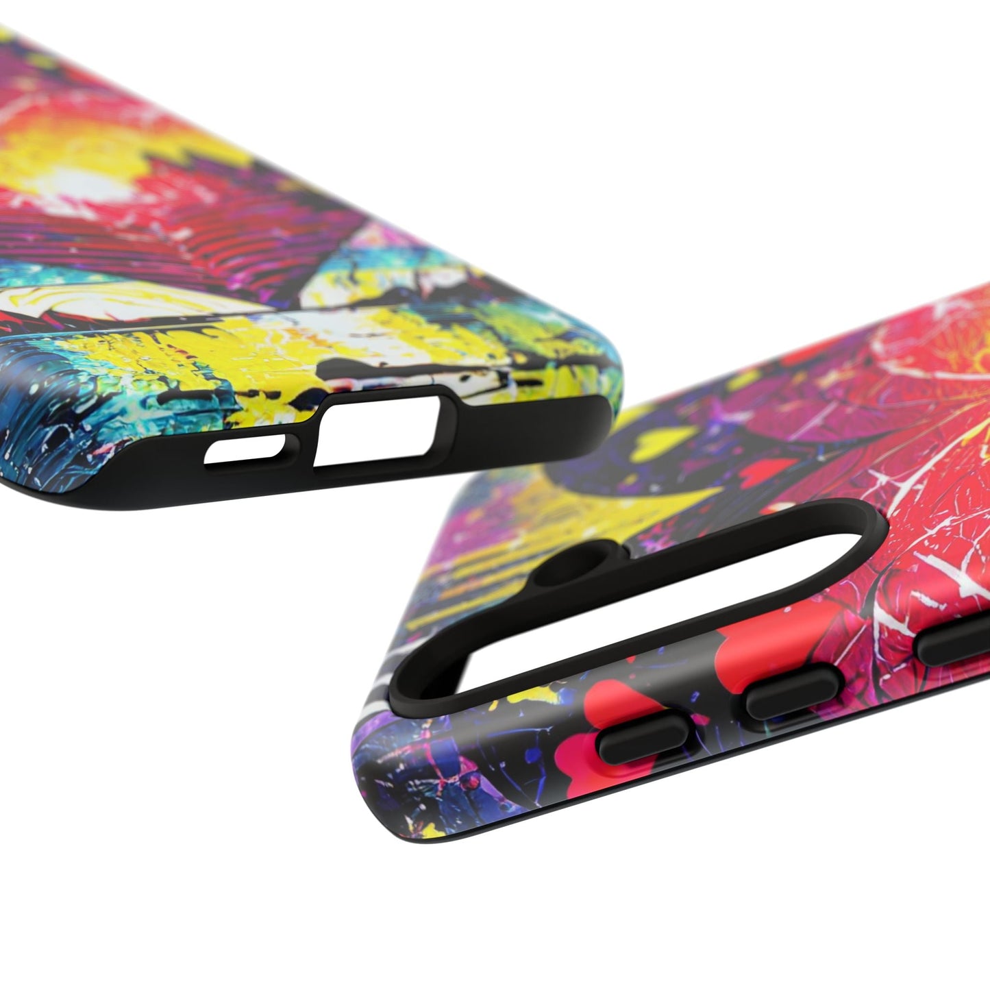 Vibrant Heart Sunset Tough Phone Case