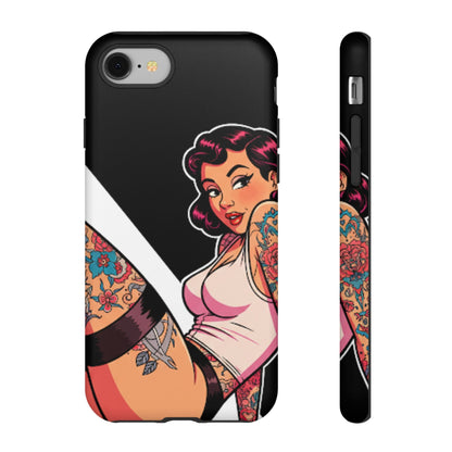 Vintage Tattoo Beauty Tough Phone Case