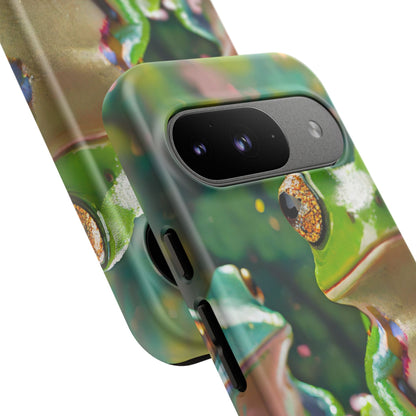 Someone Watching Colorful Frog Tough Phone Case