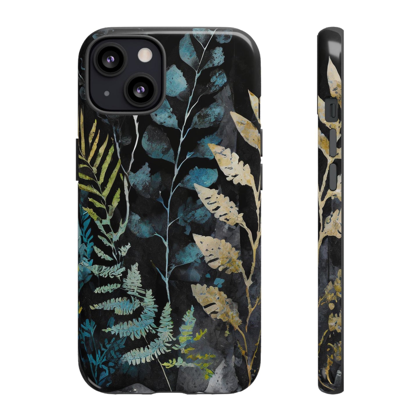 Dark Floral Tough Phone Case