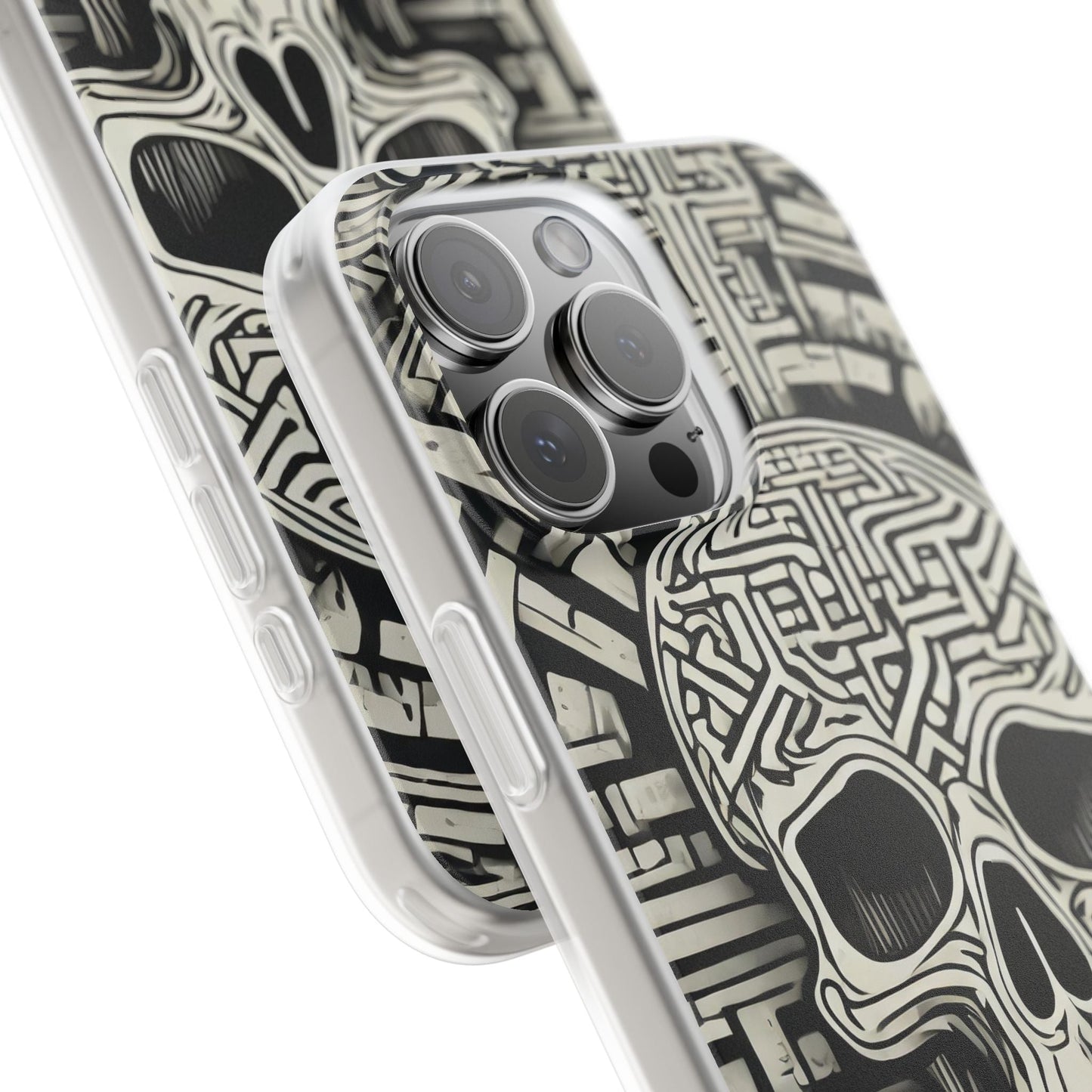 Gothic Skull Maze Flexi Case