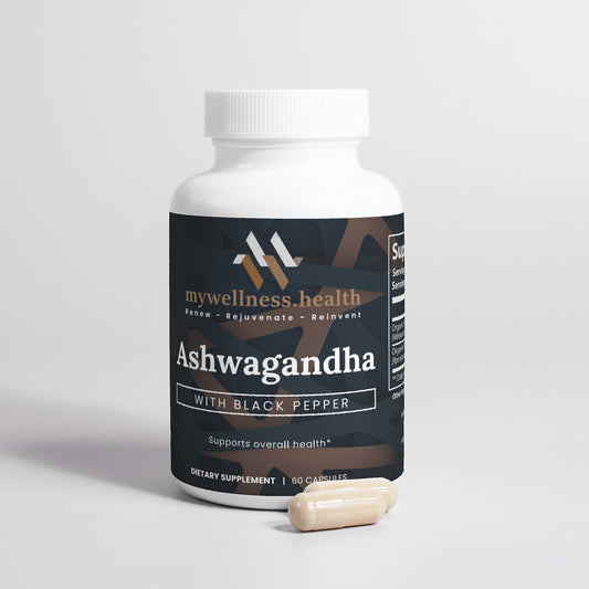 Organic Ashwagandha Root Capsules - Natural Stress Support