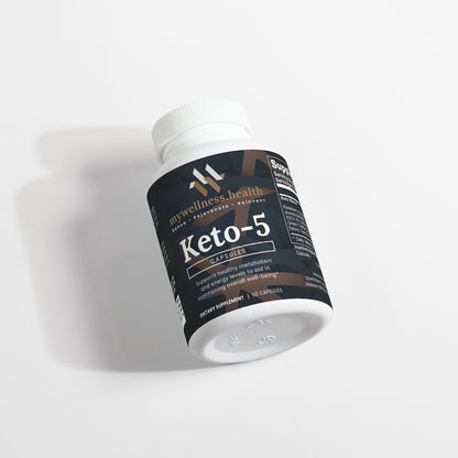 Keto-5 Natural Ketosis Fat Burner Supplement - 60 Capsules