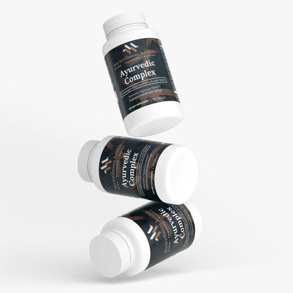 Ayurvedic Complex Supplement - Ashwagandha Turmeric Holy Basil