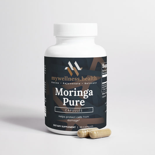 Moringa Pure Organic Leaf Capsules - Natural Superfood Supplement