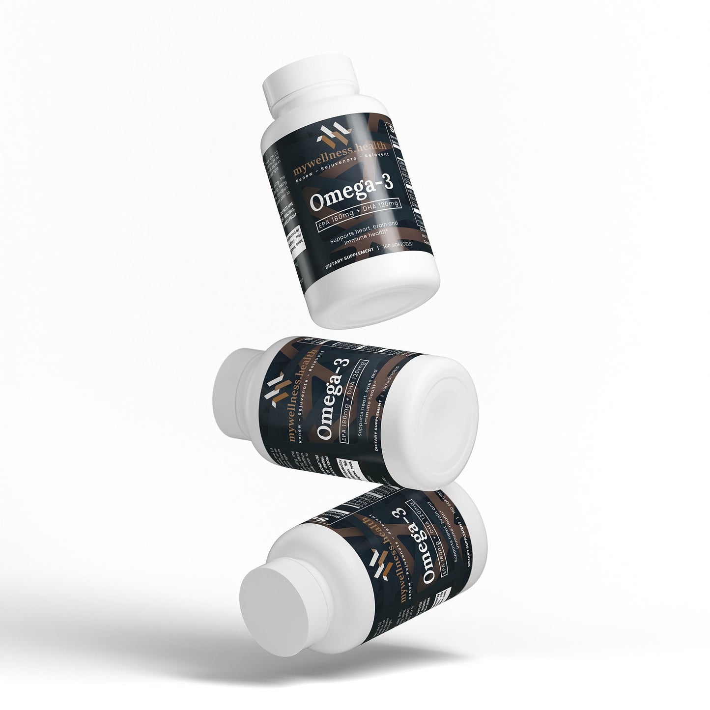Premium Omega 3 Fish Oil Supplement - EPA DHA - USA Made
