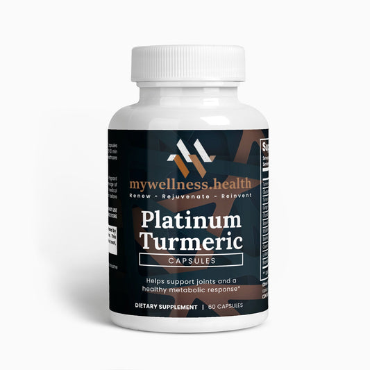 Platinum Turmeric Supplement with Glucosamine & BioPerine - 95% Curcuminoids