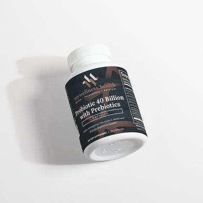 Probiotic 40 Billion CFU with Prebiotics - Natural Digestive Support