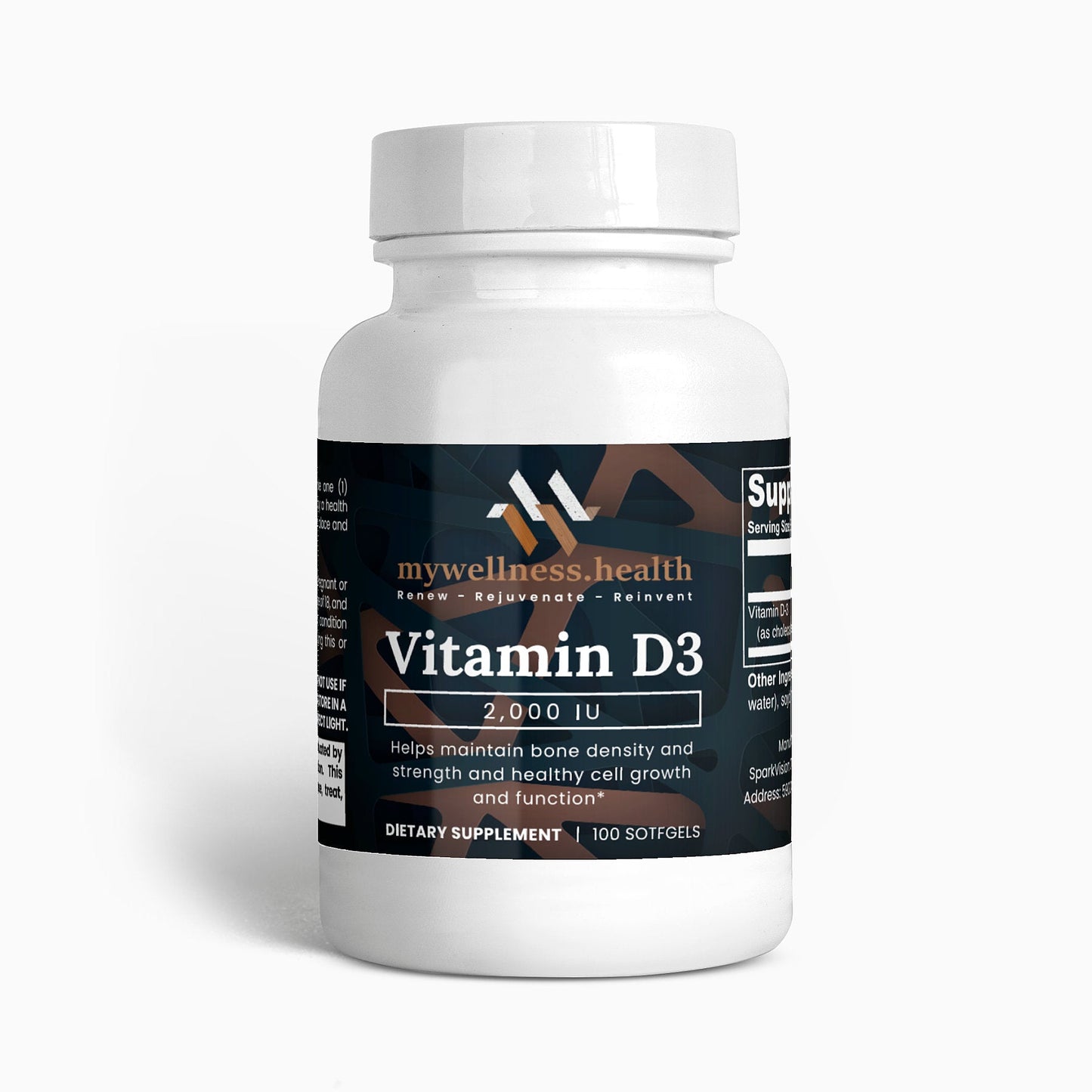 Vitamin D3  - Plant-Based & Non-GMO