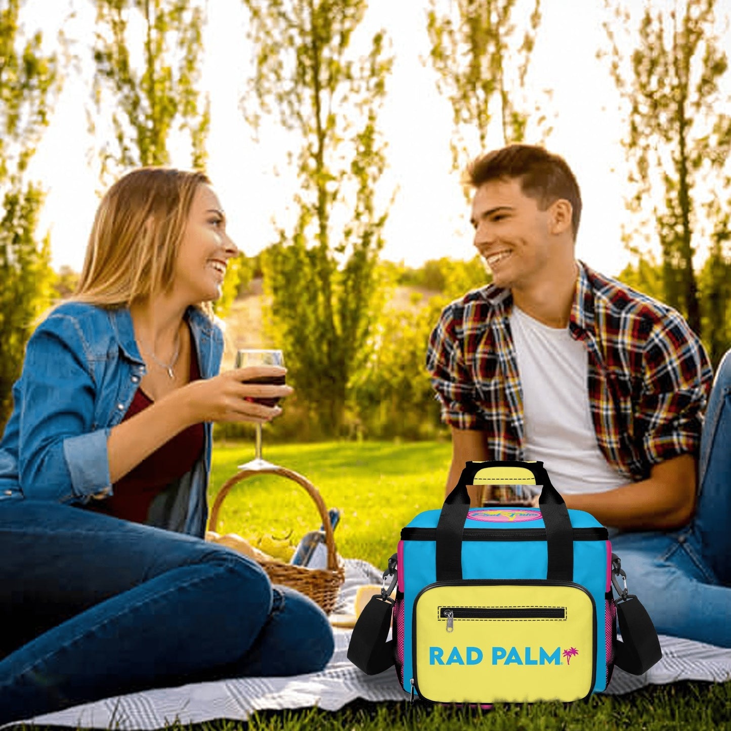Color Block Leakproof Cooler Bag