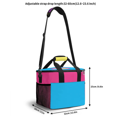 Color Block Leakproof Cooler Bag