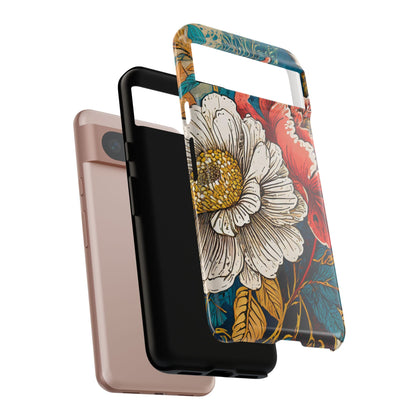 Artistic Floral Tough Phone Case