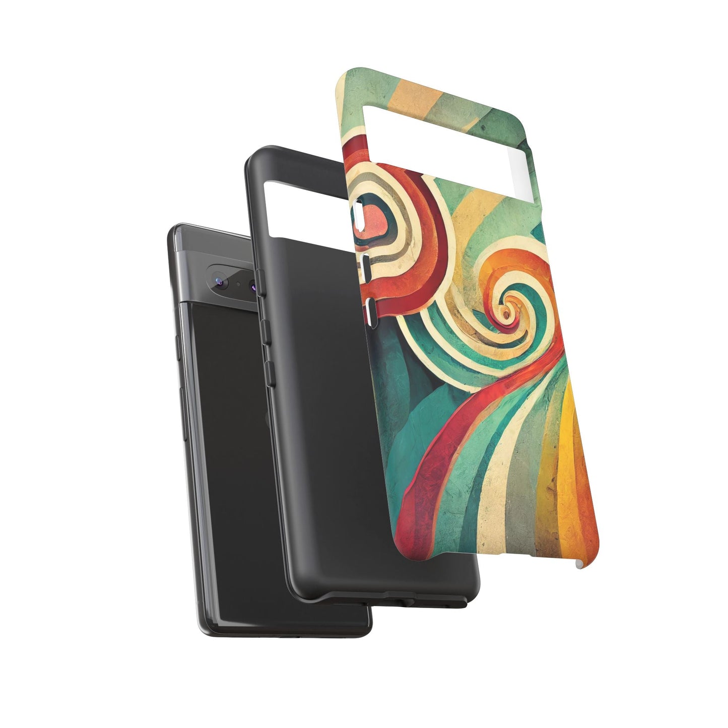 Colorful Swirl Tough Phone Case