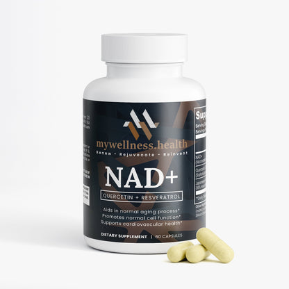 NAD+ Supplement with Quercetin & Resveratrol - Plant-Based