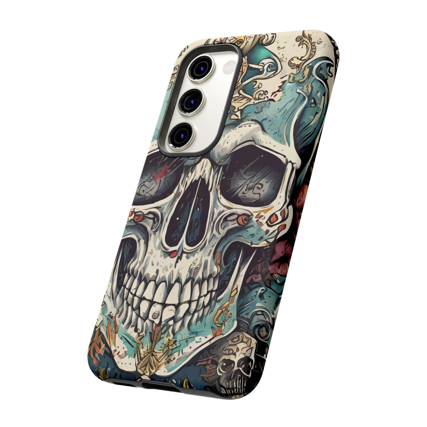 Abstract Skull Tough Phone Case