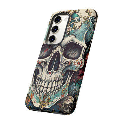 Abstract Skull Tough Phone Case