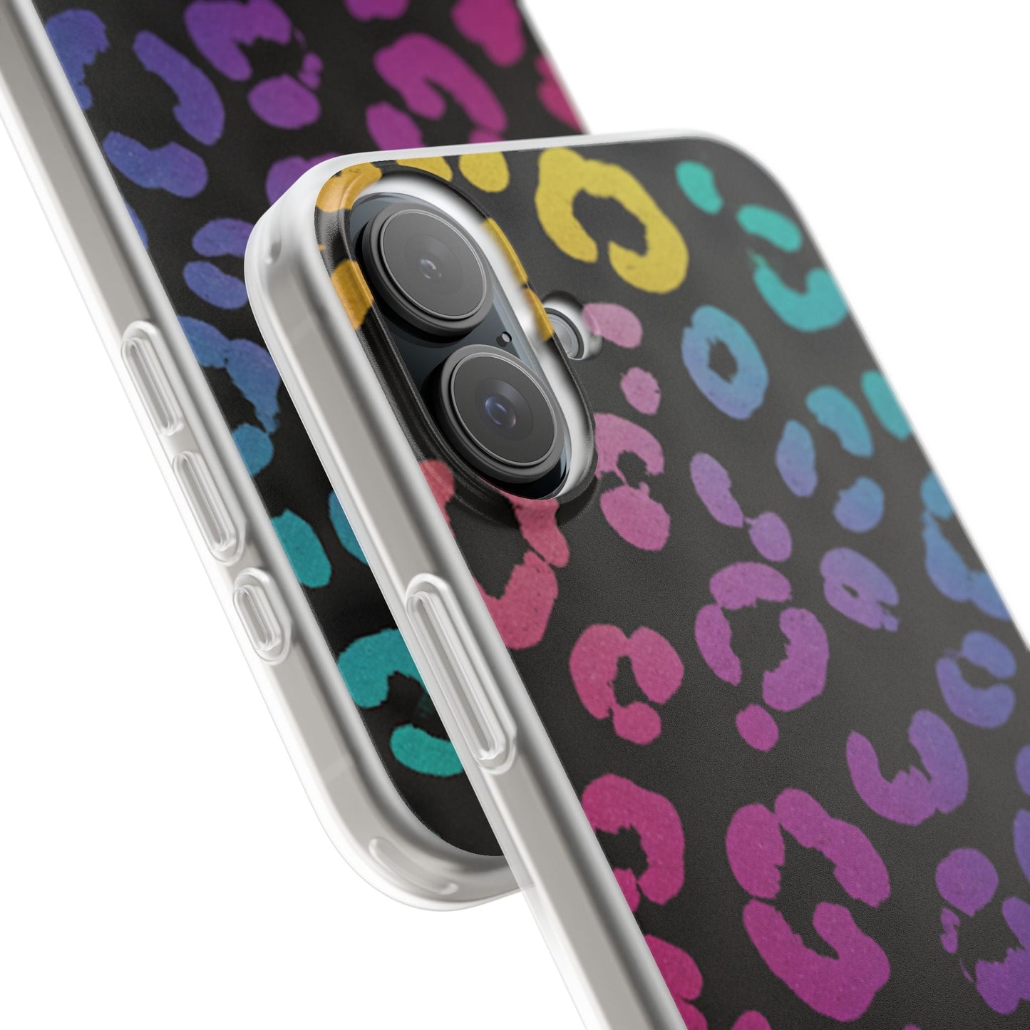 Vibrant Leopard Print Flexi Phone Case