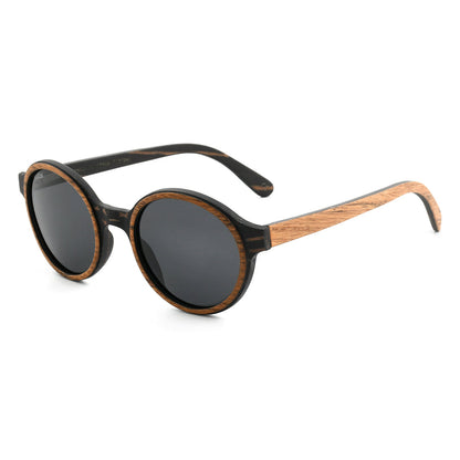Pepe – Iconic Round Wood Sunglasses