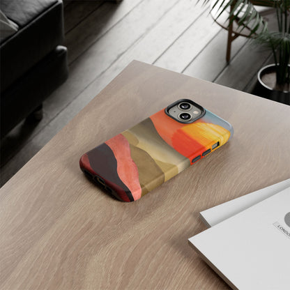 Artistic Sunset Tough Phone Case