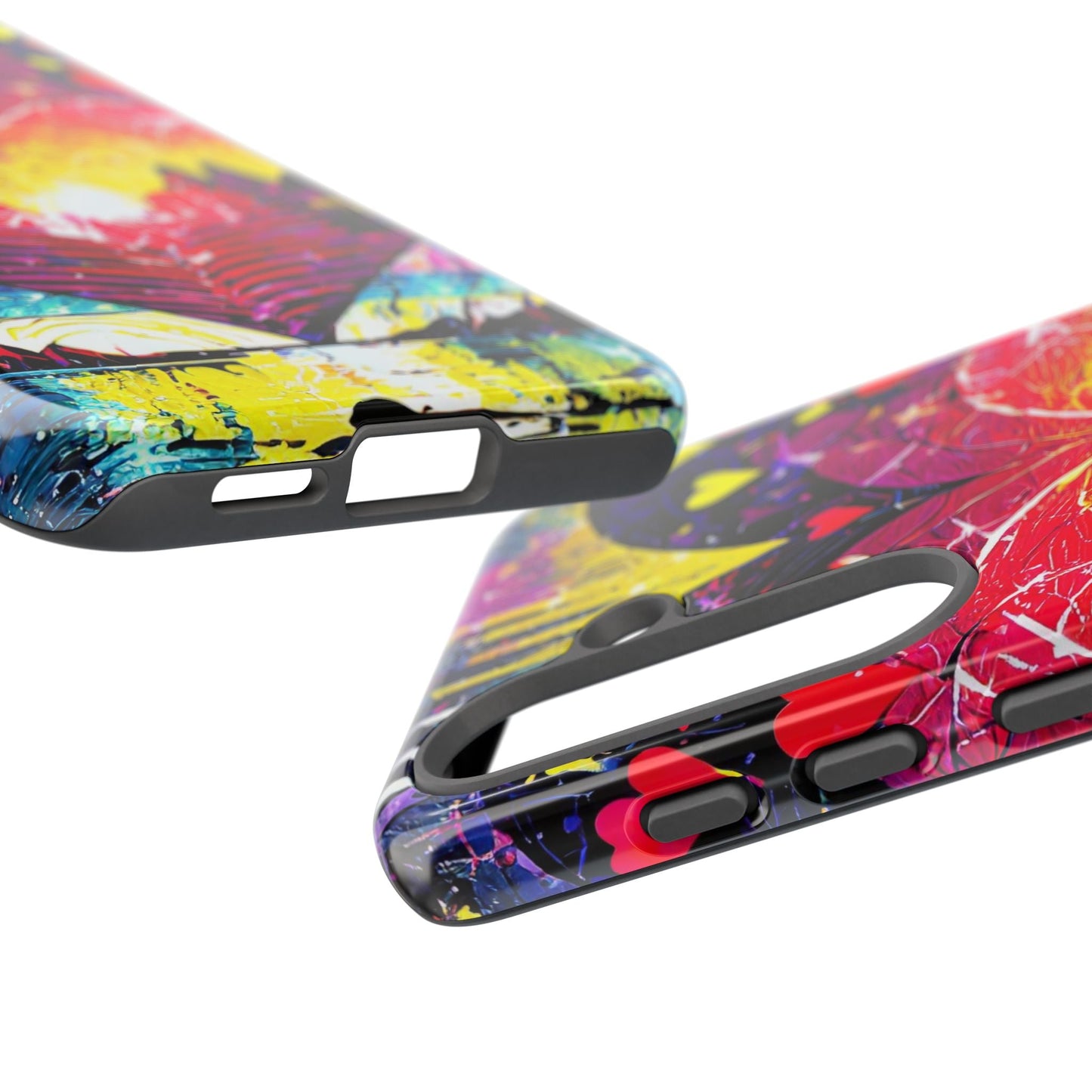 Vibrant Heart Sunset Tough Phone Case