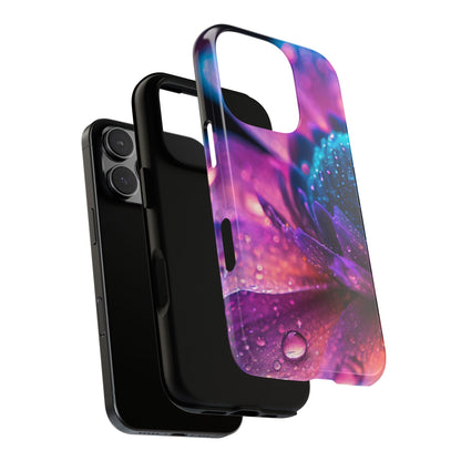 Vibrant Blue And Purple Flower Tough Phone Case