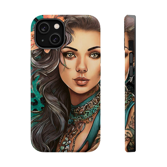 Vibrant Beauty Magnetic Tough Phone Case