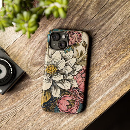 Beautiful White Floral Tough Case